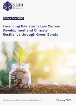 Financing Pakistan’s Low Carbon Development and Climate Resilience Through Green Bonds