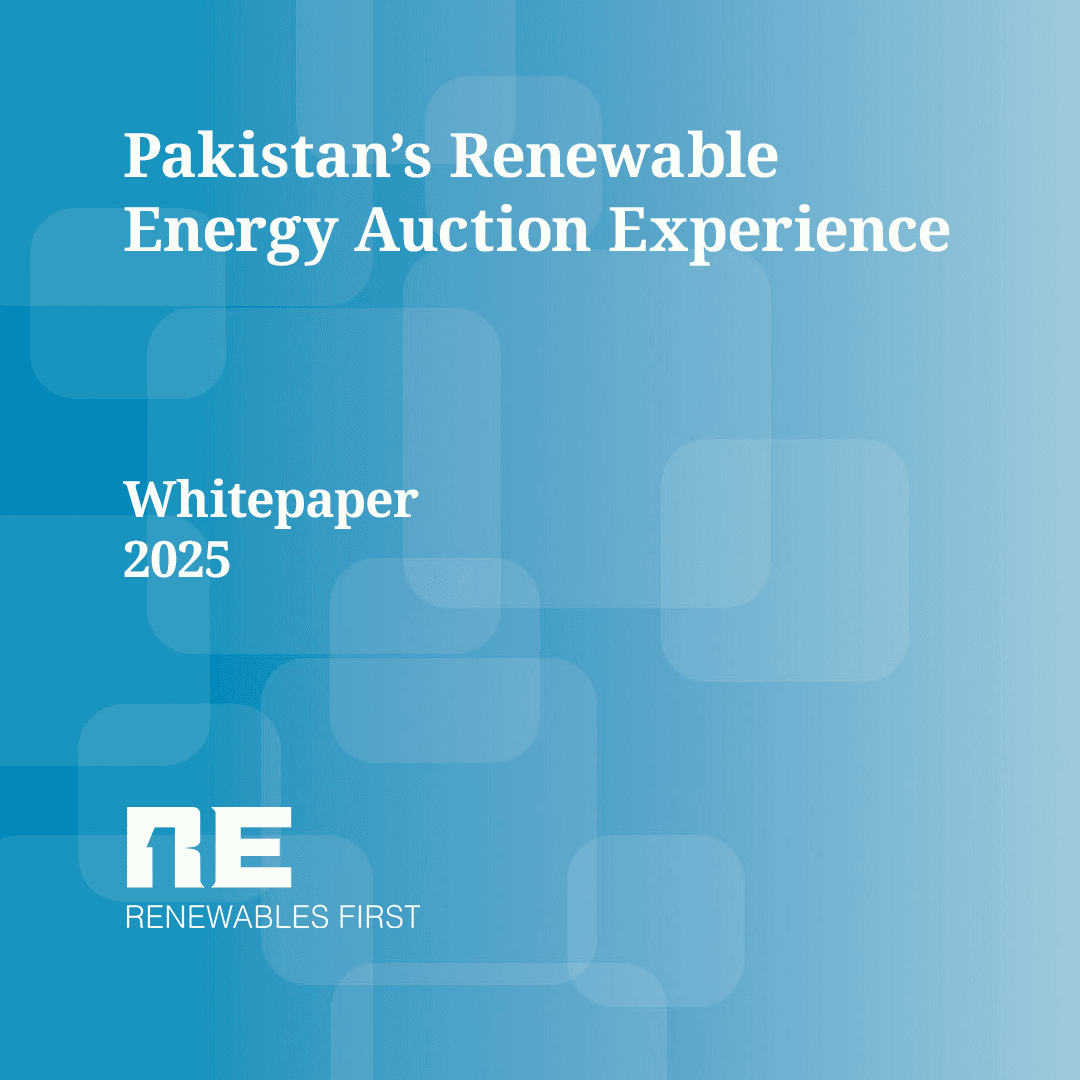 Pakistan's Renewable Energy  Auction Experience